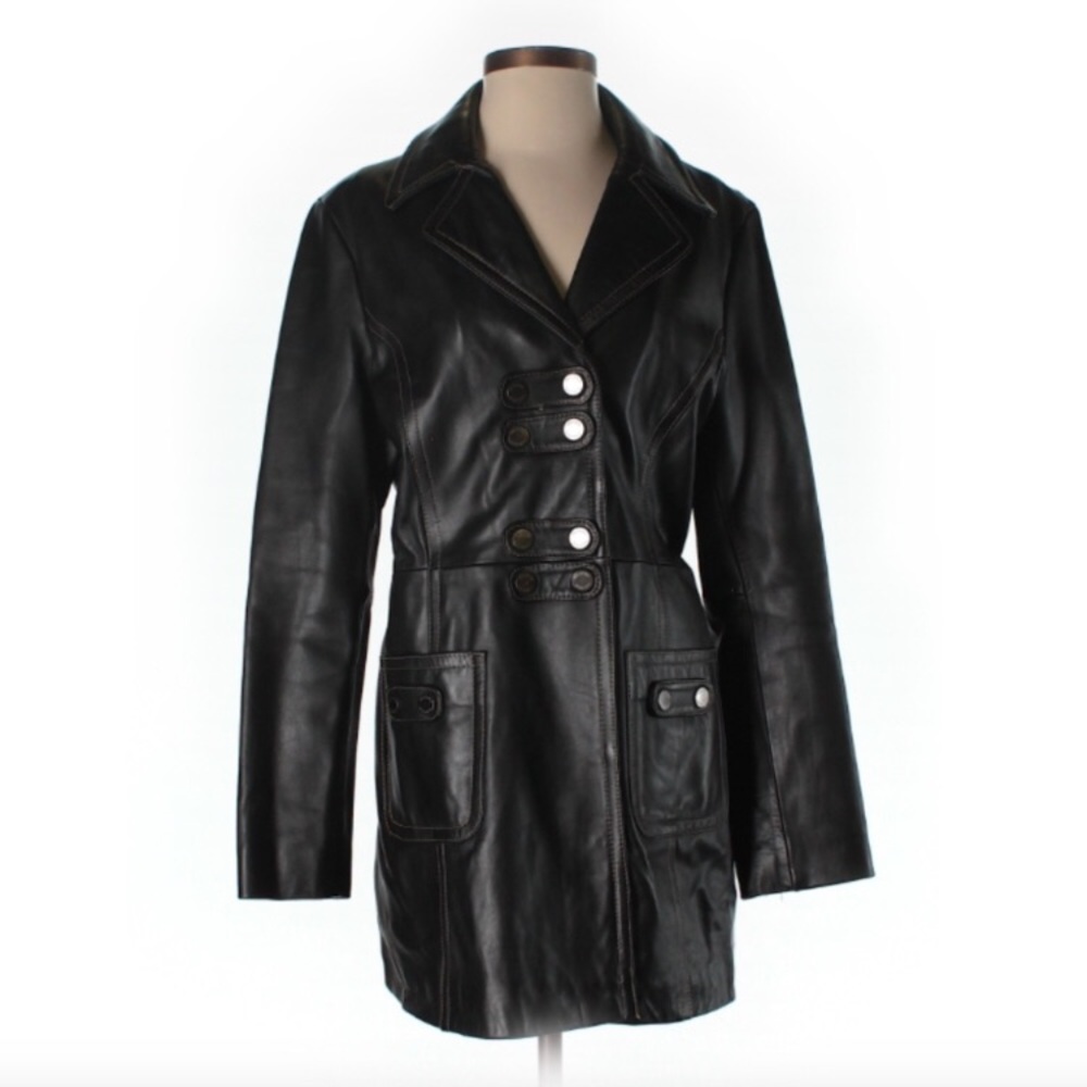 YARD SALE Wilson’s Leather Short Button Coat
